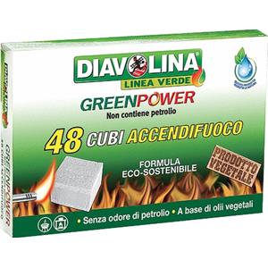ACCENDIFUOCO DIAVOLINA GREENPOWER 48 CUBI 15335  [ COD. : 872E ]