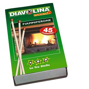DIAVOLINA FIAMMIFERONE F45 STECCA 10 SCATOLE X PZ.4516515  [ COD. : 118R ]